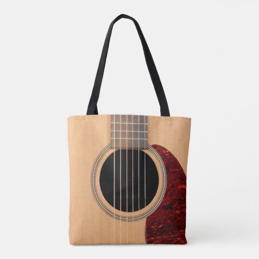 Dreadnought Acoustic 6-String Guitar Tote Bag (Achterkant)