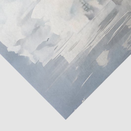 Dreadnought's Embrace Brown Battle Ship Blue Tissuepapier (Detail)