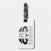 Dreagan bagagelabel (Achterkant verticaal)