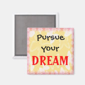 Dream-3 woordcitaat Motivatie magneet (Voorkant / Achterkant)