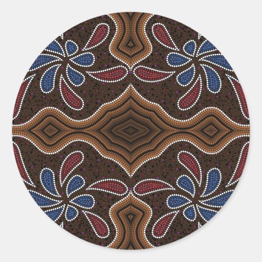 Dream 4 ronde sticker (Voorkant)