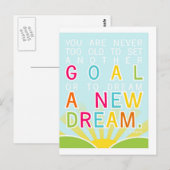 Dream a New Dream Briefkaart (Voorkant / Achterkant)