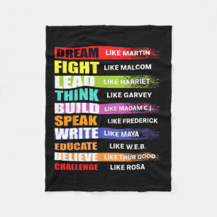 Dream als Martin Lead, als Harriet Black History Fleece Deken