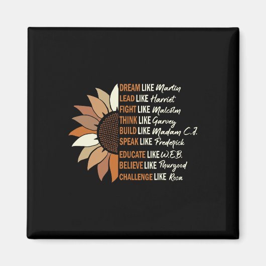 Dream als Martin Lead, als Harriet Black History Magneet (Voorkant)