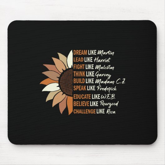 Dream als Martin Lead, als Harriet Black History Muismat (Voorkant)