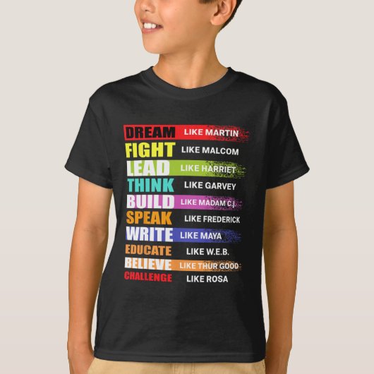 Dream als Martin Lead, als Harriet Black History T-shirt (Voorkant)