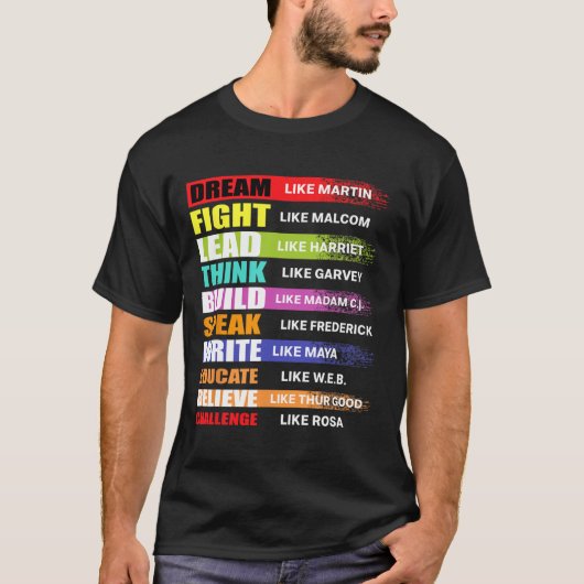 Dream als Martin Lead, als Harriet Black History T-shirt (Voorkant)
