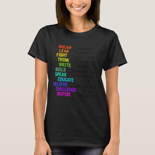Dream als Martin Lead, als Harriet Black History T-shirt (Voorkant)