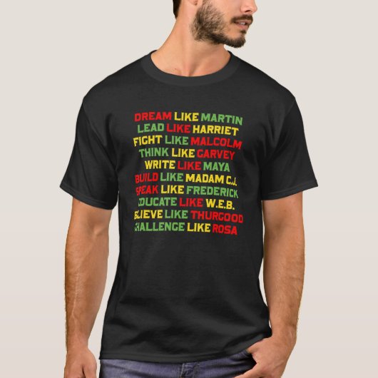 Dream als Martin Lead, als Harriet Black History T-shirt (Voorkant)