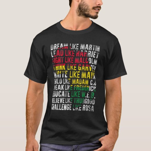 Dream als Martin Lead, als Harriet Black History T-shirt (Voorkant)