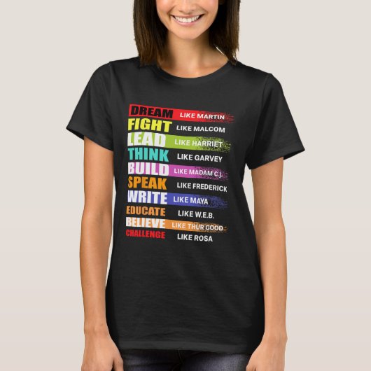 Dream als Martin Lead, als Harriet Black History T-shirt (Voorkant)
