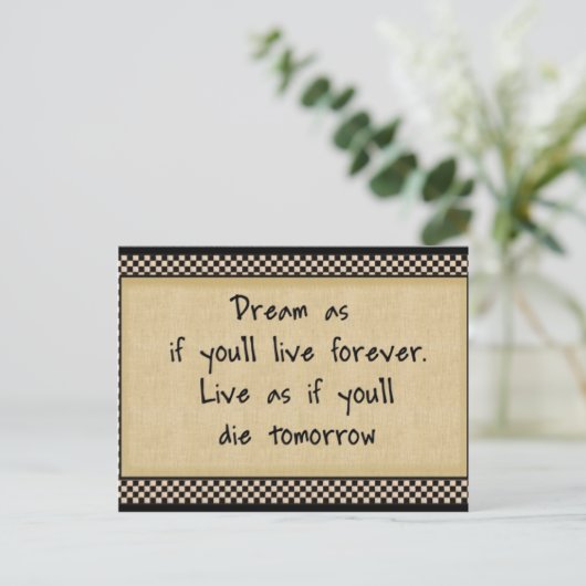 Dream alsof: Briefkaarten (Staand voorkant)