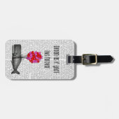 Dream alsof je voor altijd zult leven bagagelabel (Voorkant horizontaal)