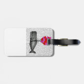 Dream alsof je voor altijd zult leven bagagelabel (Achterkant horizontaal)