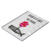 Dream alsof je voor altijd zult leven notitieboek (Linkerzijde)