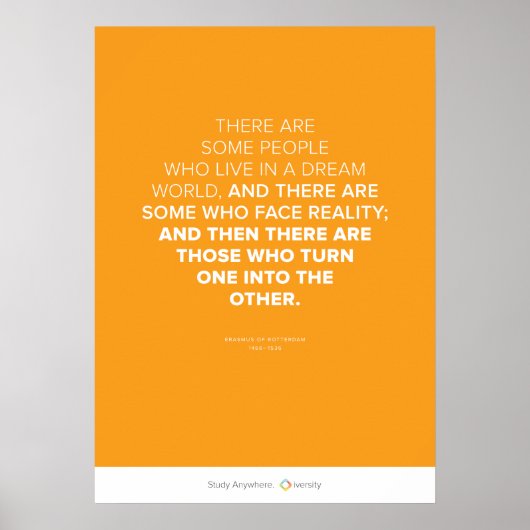 Dream and Reality Poster (Voorkant)