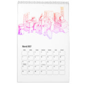 Dream and Travel Cities Stijlvol Modern Kalender (Mar 2027)