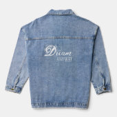 Dream Anyway Denim jas Denim Jacket (Achterkant)