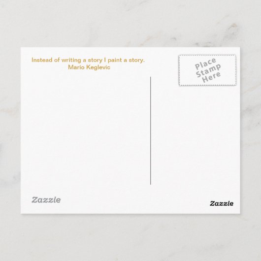 Dream Apple Tree Briefkaart (Achterkant)