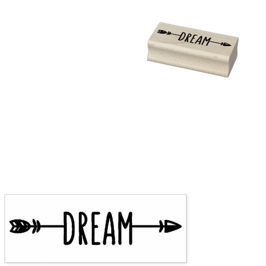 Dream Arrow Rubberstempel (Gestempeld)