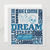 Dream - ASL Design Kaart (Voorkant / Achterkant)