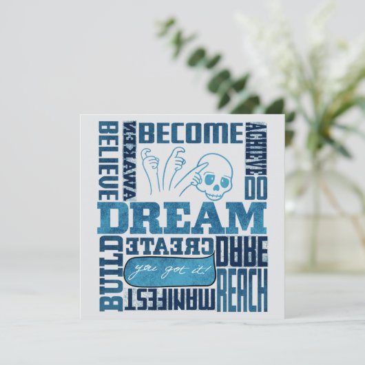 Dream - ASL Design Kaart (Staand voorkant)