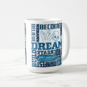 Dream - ASL Design Koffiemok (Voorkant rechts)
