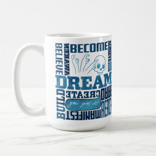 Dream - ASL Design Koffiemok (Links)