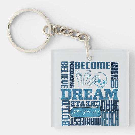 Dream - ASL Design Sleutelhanger (voorkant)