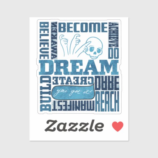 Dream - ASL Design Sticker (Vel)