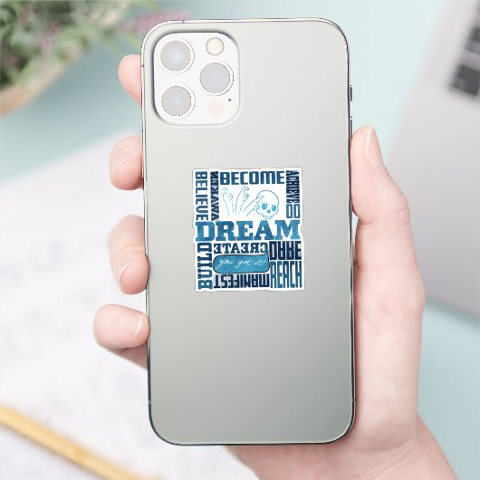 Dream - ASL Design Sticker (Telefoon)