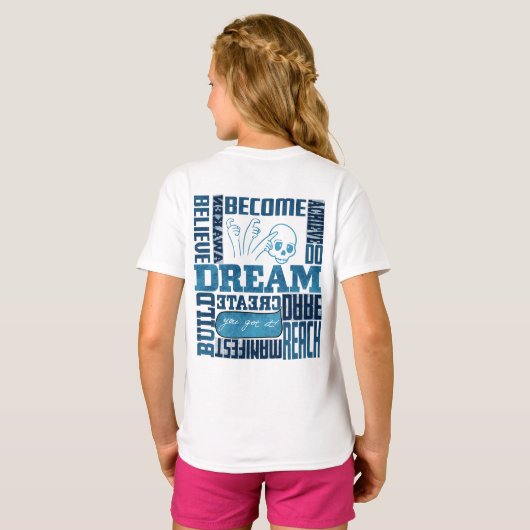 Dream - ASL Design T-shirt (Achterkant volledig)