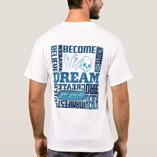 Dream - ASL Design T-shirt (Achterkant)