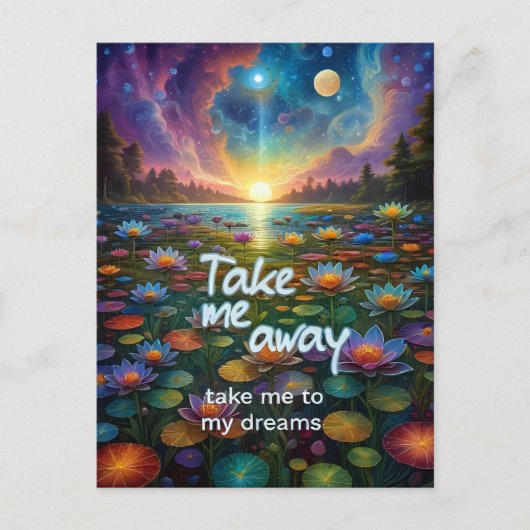 Dream Away Briefkaart (Voorkant)