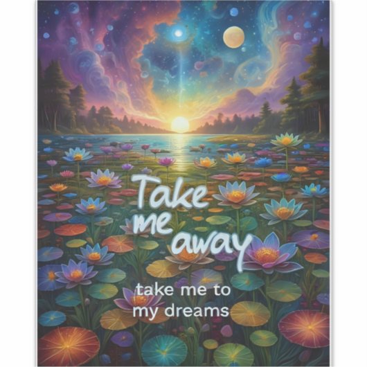 Dream Away Sticker (Voorkant)