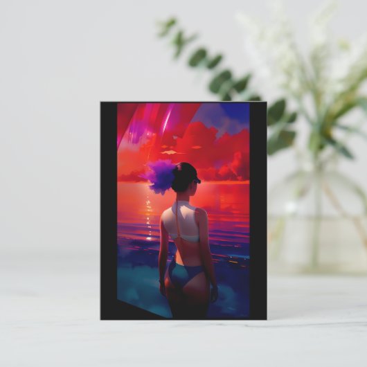 Dream Beach Sequence Briefkaart (Staand voorkant)