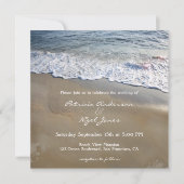Dream Beach Wedding Invitation Kaart (Voorkant)