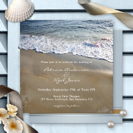 Dream Beach Wedding Invitation Kaart