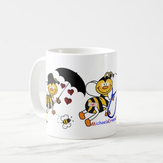 Dream Bee Koffiemok (Voorkant links)