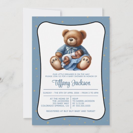 Dream Beer Baby shower Invitation Kaart (Voorkant)