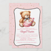 Dream Beer Baby shower Invitation Kaart (Voorkant / Achterkant)