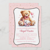 Dream Beer Baby shower Invitation Kaart (Voorkant / Achterkant)