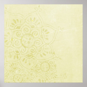 Dream Beige Backdrop Canvas Poster