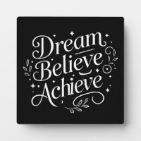 Dream Believe Achieve - Gym, drukte, succes