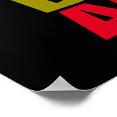 Dream Believe Bereiken Pop Art Basketbal Poster (Hoek)