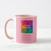 Dream Believe Motivatie offerte bereiken Mok (Links)