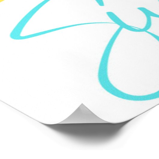 Dream Believe Succeed Motivatie typografie Poster (Hoek)