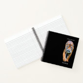 Dream Believe Succes behalen Quote Tiger Elegant Notitieboek (Binnen)