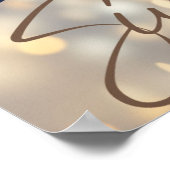 Dream Believe Succes Motivatie Bright Lights Poster (Hoek)