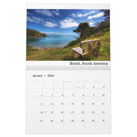 Dream-bestemmingen agenda kalender (Jan 2026)